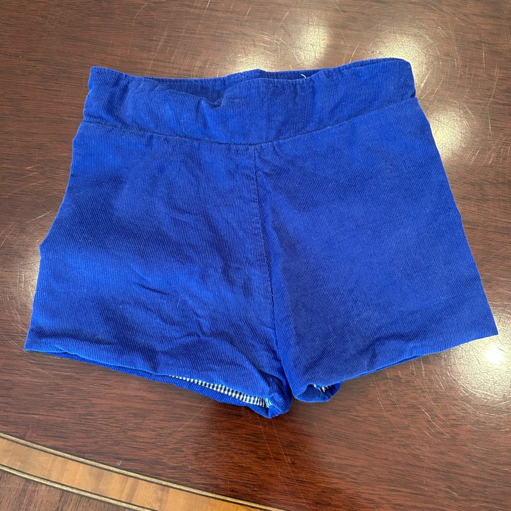 The Beaufort Bonnet Company Royal Blue Corduroy Kids Shorts